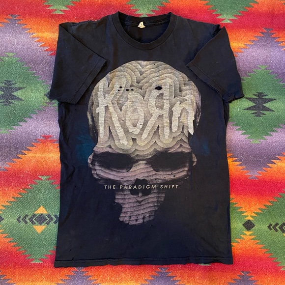 Vintage Shirts Korn The Paradigm Shift Band T Shirt Size Medium
